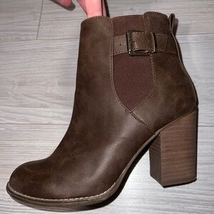 Aldo Brown Ankle Boots